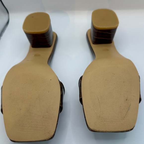 STEVEN NEW YORK CHOCOLATE BROWN SANDALS - Picture 3 of 3